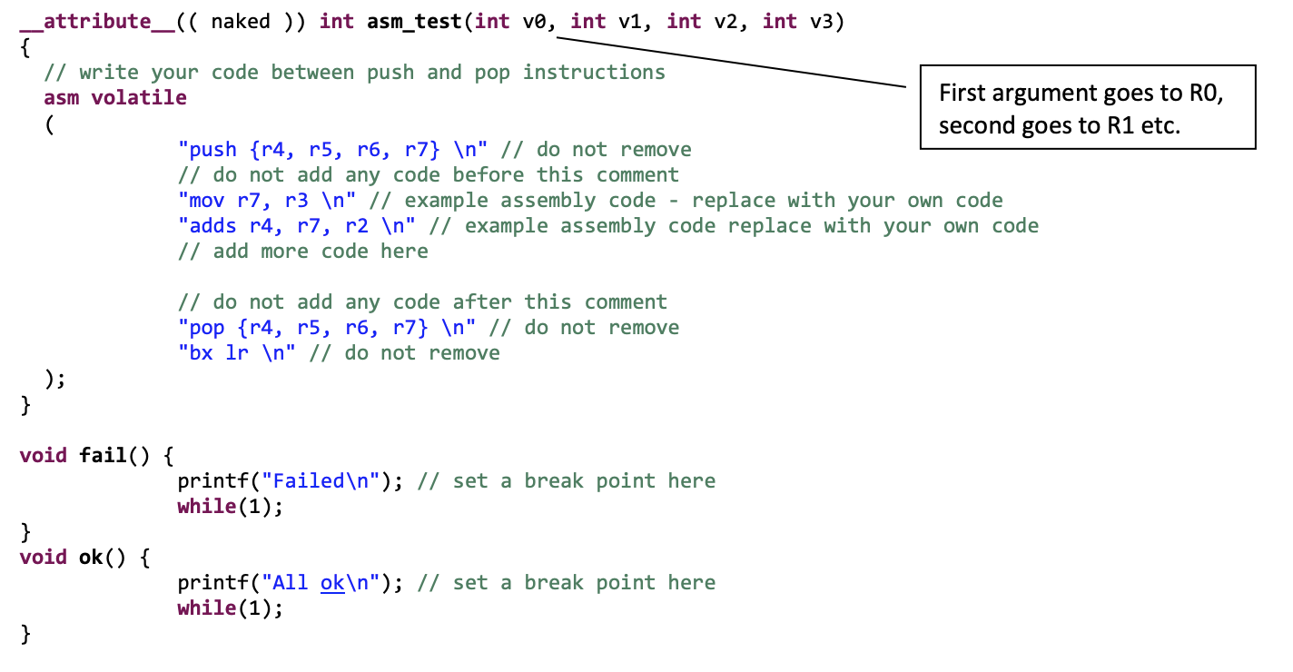 Solved Cortex-M3 assembly language All ALU-operations are | Chegg.com