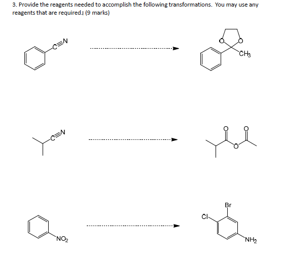 Solved 1. Suggest a synthetic route from the starting | Chegg.com