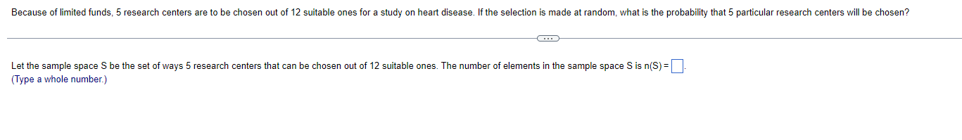 Solved Let the sample space S be the set of ways 5 research | Chegg.com