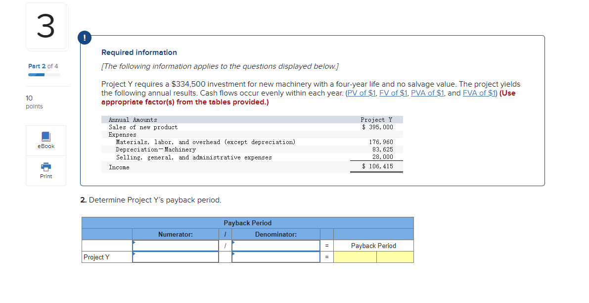 Solved 3 ! Required information Part 2 of 4 [The following