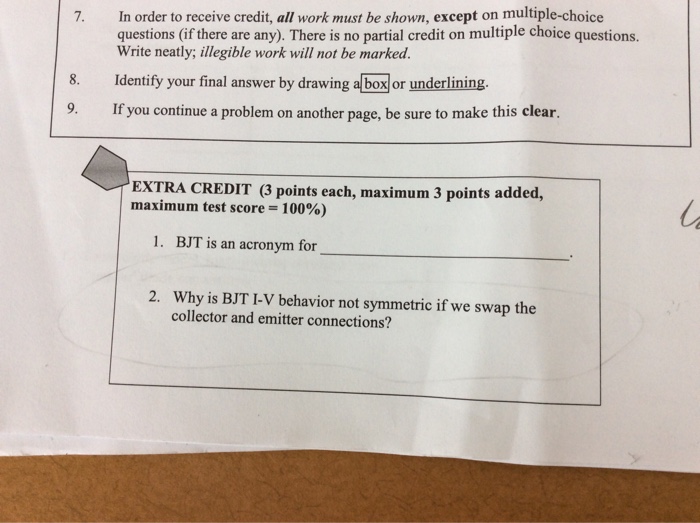 Solved In order to receive credit, all work must be shown, | Chegg.com