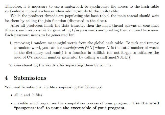 1 Program Command Line Arguments The Program Must | Chegg.com