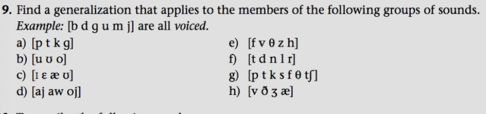 Solved 9 Find A Generalization That Applies To The Membe Chegg Com