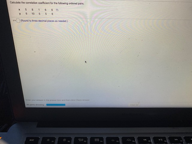 Solved Calculate the correlation coefficient for the | Chegg.com