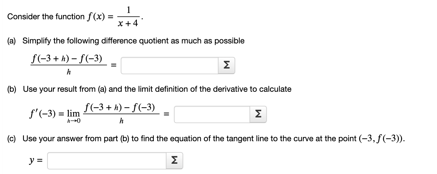 Solved Consider The Function F(x)=x+41. (a) Simplify The | Chegg.com