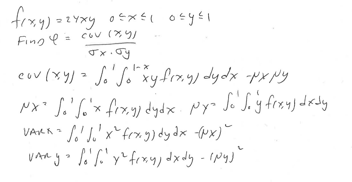 Solved F X Y 2yxy 0≤x≤1 0≤y≤1 ﻿fino