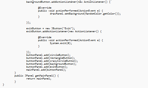 Solved mport java.awt. BorderLayout; mport javax.swing. | Chegg.com