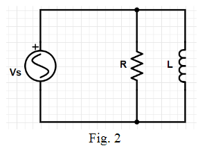 Solved For the circuit shown in Fig. 2, the voltage source | Chegg.com