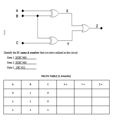 Solved А х B N Y Identify the IC name & number that you have | Chegg.com