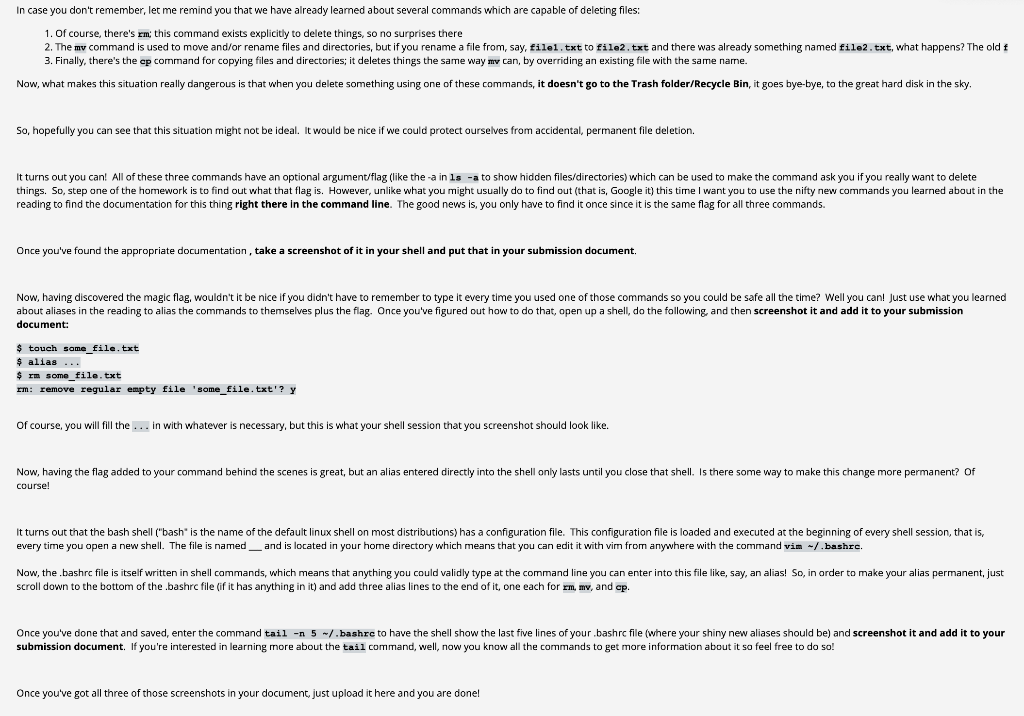 Solved In Case You Don T Remember Let Me Remind You That We Chegg Com