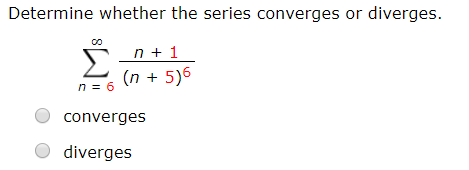 Solved Determine whether the series converges or diverges. | Chegg.com