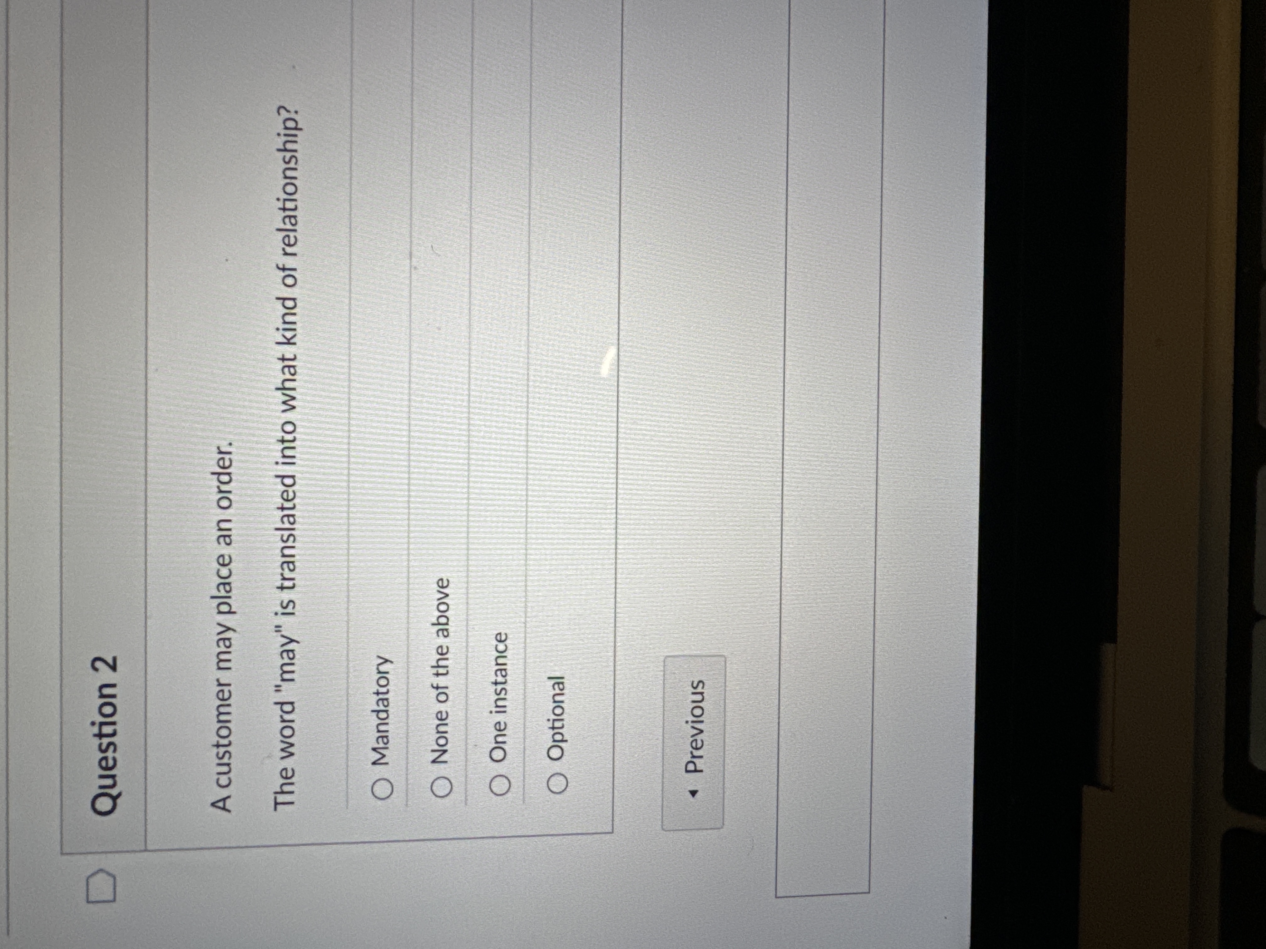 May Used In Place Of Reference: Solved Question 2A Customer May Place An Order The Word