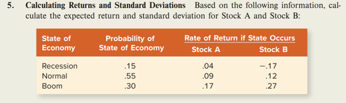 Solved Calculating Returns And Standard Deviations Based On | Chegg.com