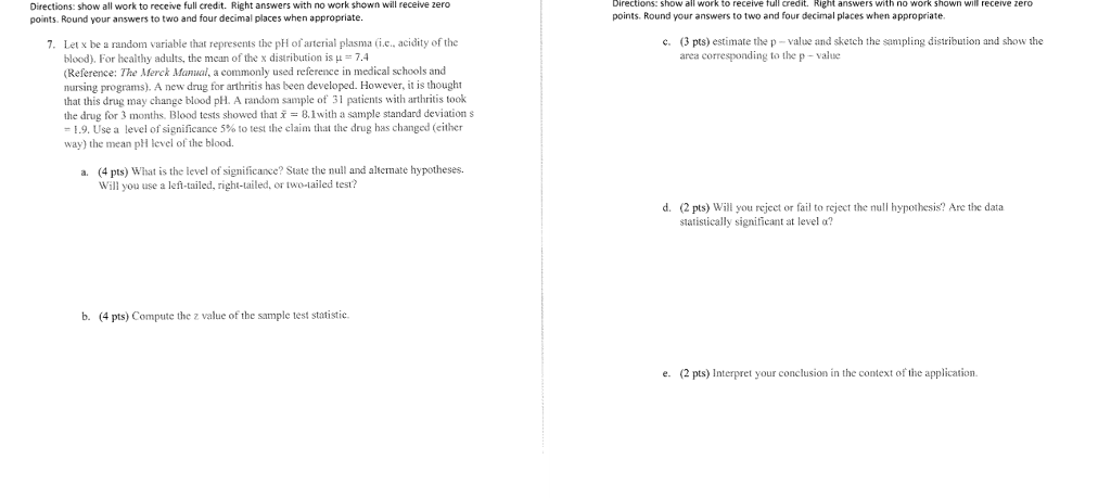 Solved Directions: show all work to receive full credit. | Chegg.com
