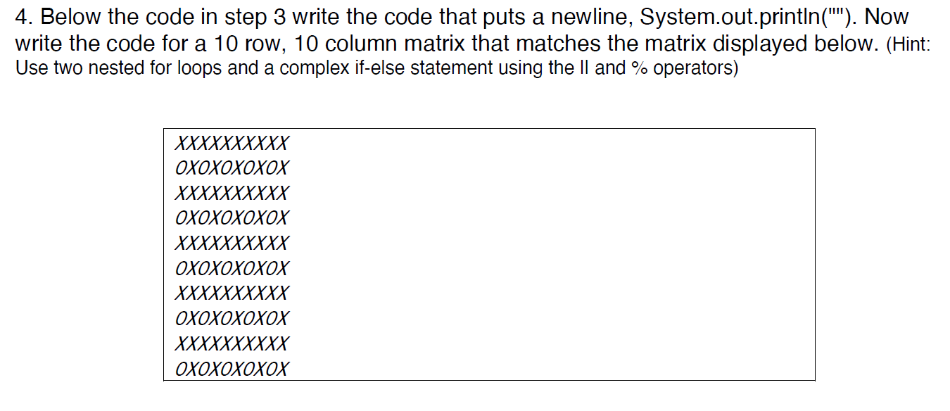 Solved 4. Below the code in step 3 write the code that puts | Chegg.com