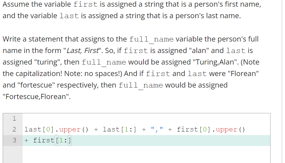 Solved Assume the variable s references a string. Write an | Chegg.com