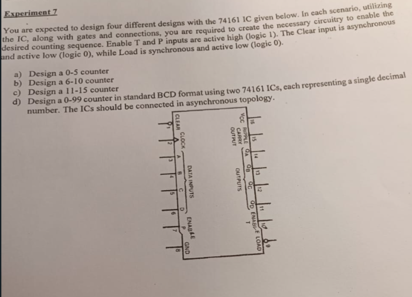 Solved Experiment 7you Are Expected To Design Four Different Chegg Solved Experiment 7you Are Expected To Design Four Different Chegg