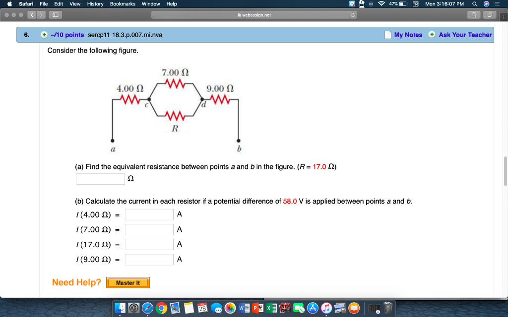 Solved (a) Find the equivalent resistance between points a | Chegg.com
