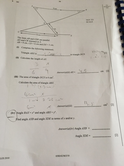 Solved The lines AB and CDE are parallel. AD and CB | Chegg.com