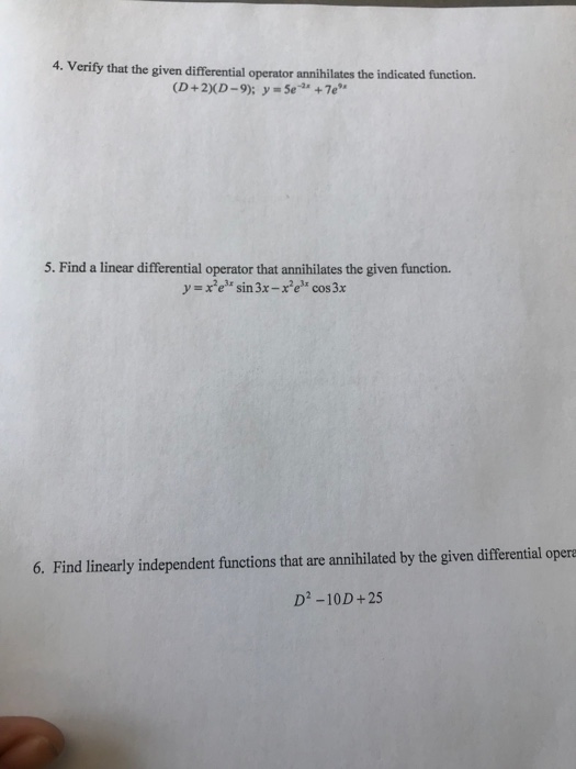 Solved 1. Solve the given differential equation by | Chegg.com