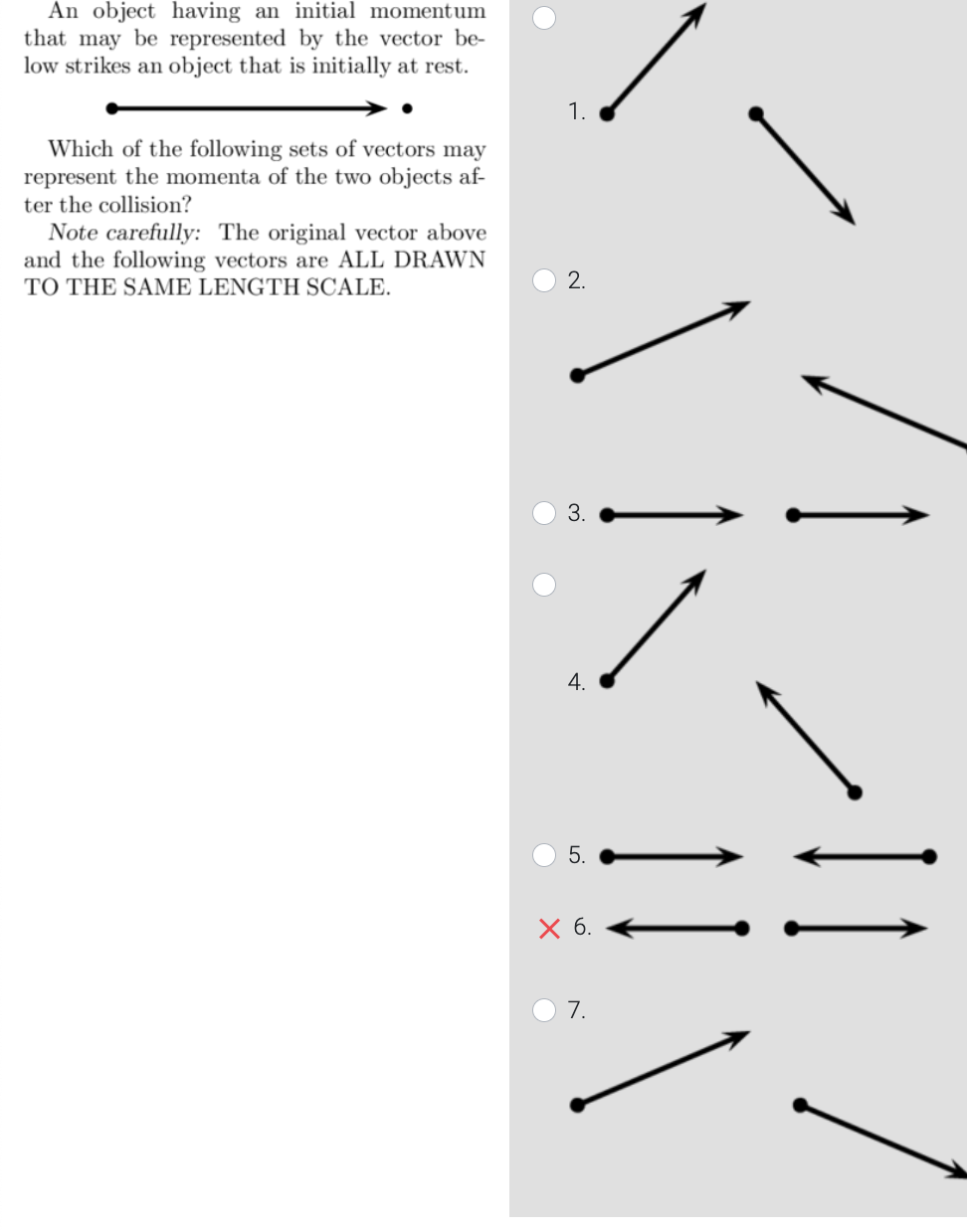Solved An object having an initial momentum that may be | Chegg.com
