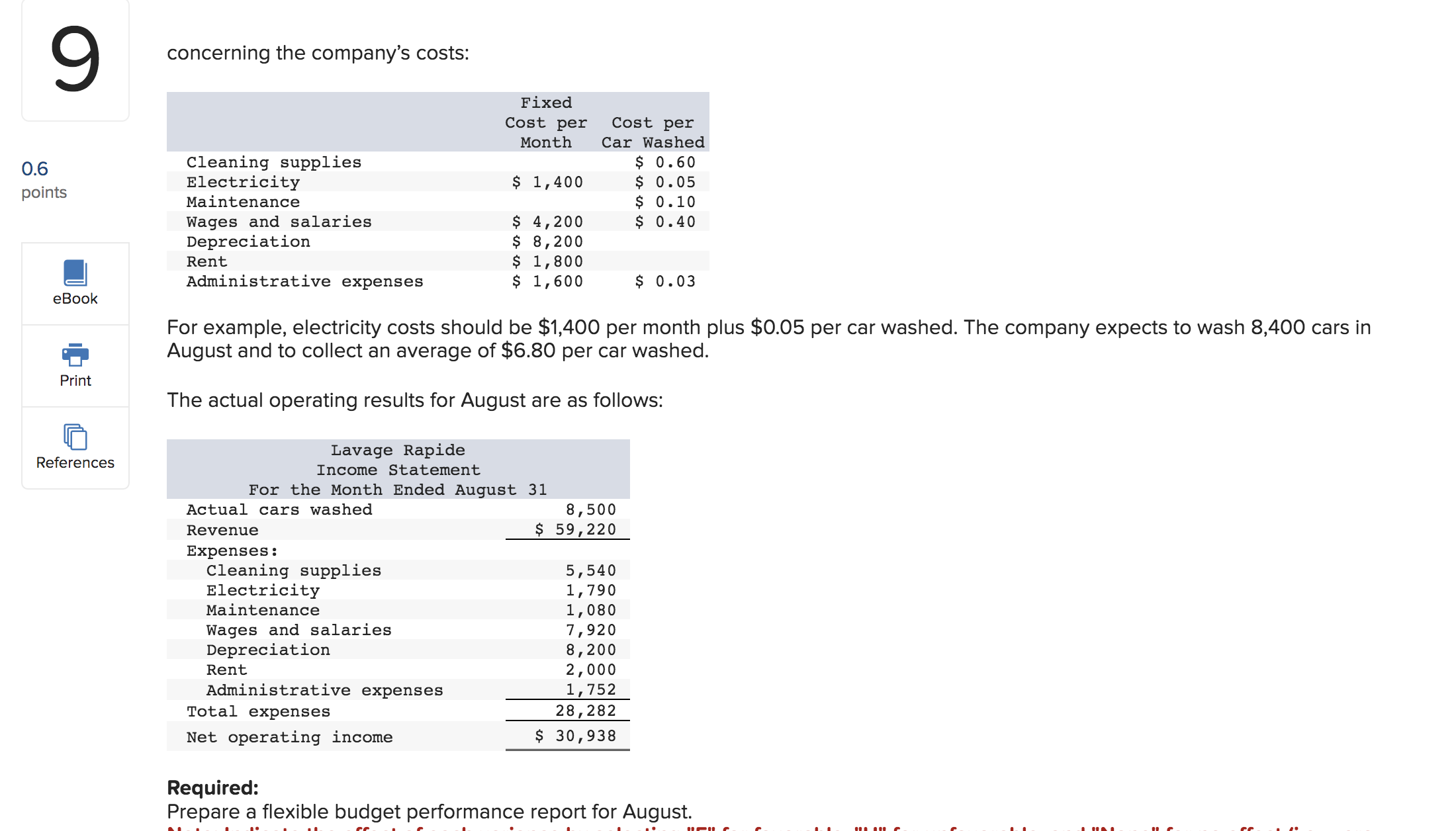 concerning the company's costs:For example, | Chegg.com