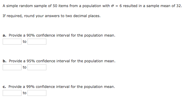 Solved A simple random sample of 50 items from a population | Chegg.com