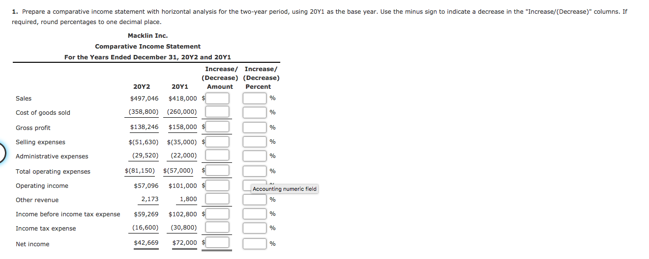 solved-horizontal-analysis-of-income-statement-for-20y2-chegg