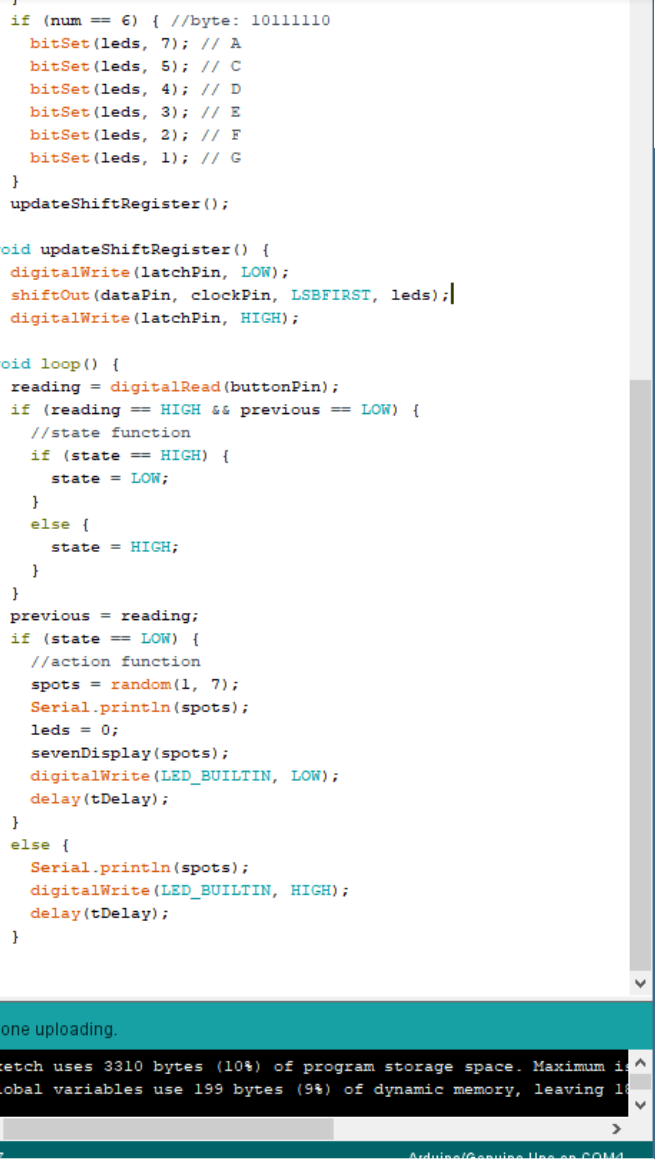 The code was created using the Arduino Software to | Chegg.com