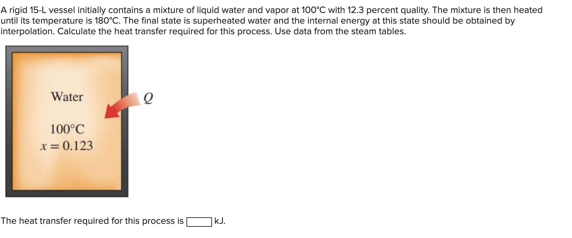 Solved A Rigid 15-L Vessel Initially Contains A Mixture Of | Chegg.com