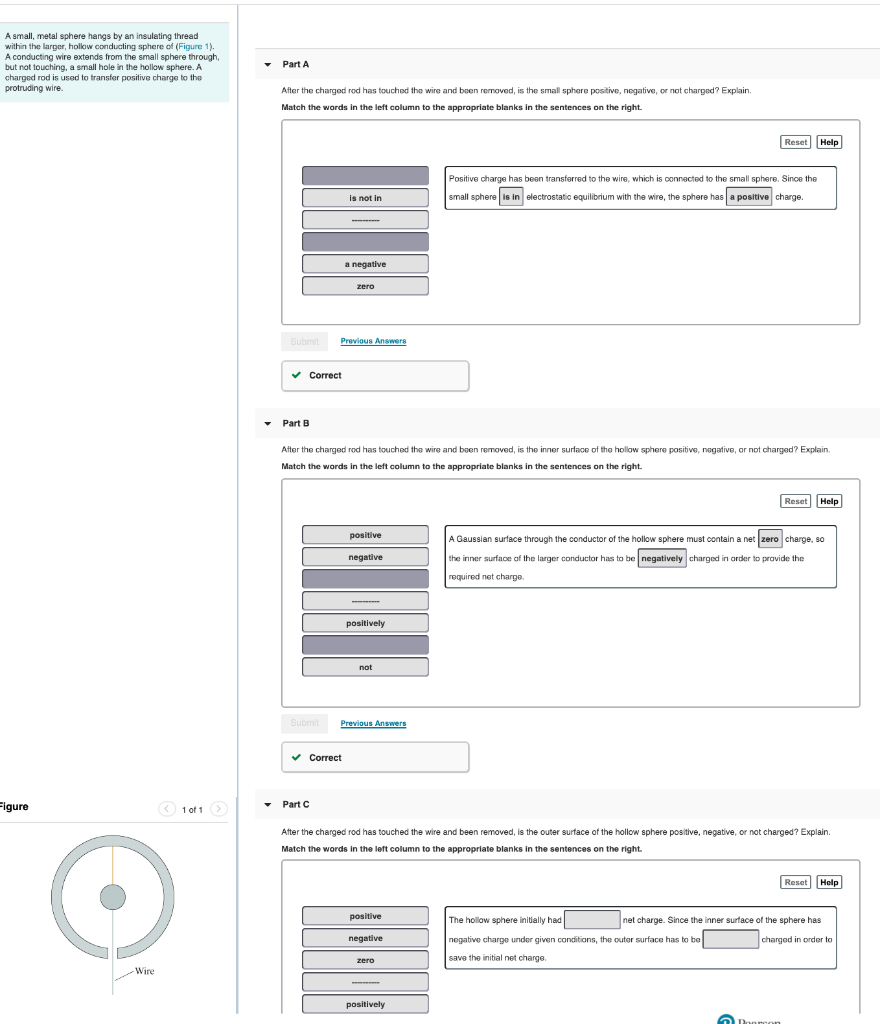 Solved A small, metal sphere hangs by an insulating thread | Chegg.com