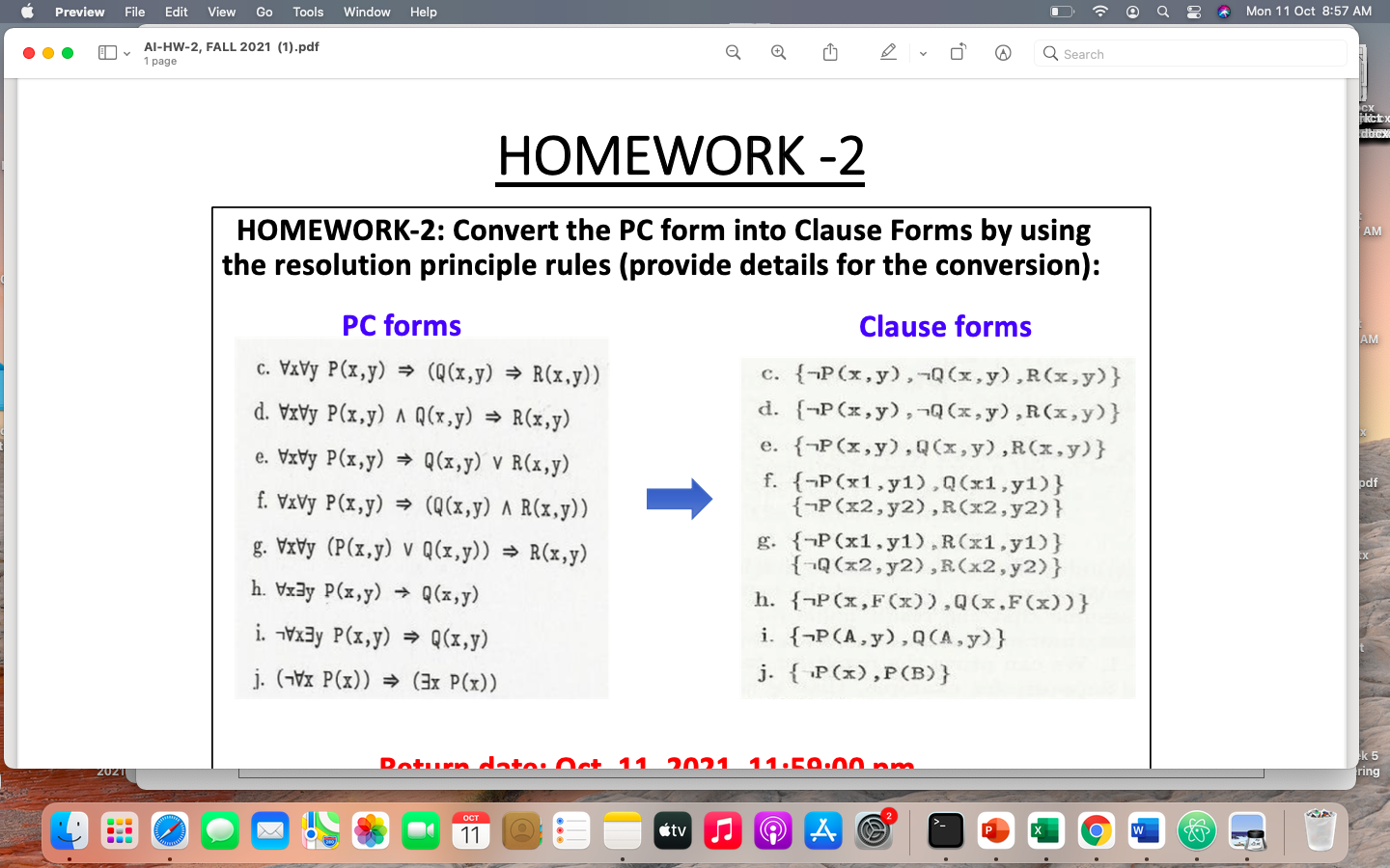 Homework 2 Homework 2 Convert The Pc Form Into Chegg Com