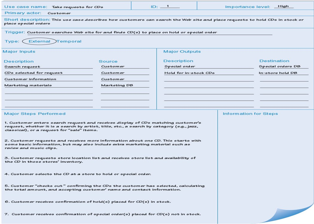 Club Membership System Create a set of use cases for 