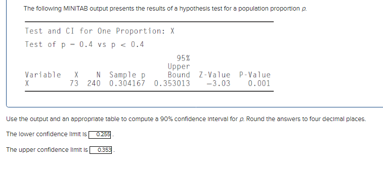 minitab hypothesis testing
