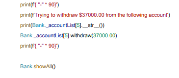Solved (Python) Result of code must display the same as the | Chegg.com