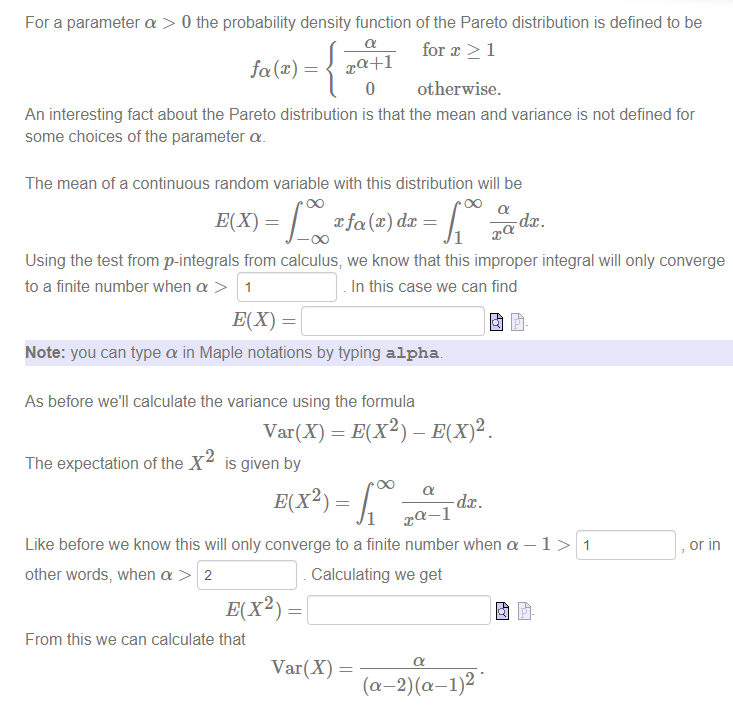 How To Calculate The Mean Of Pareto Distribution