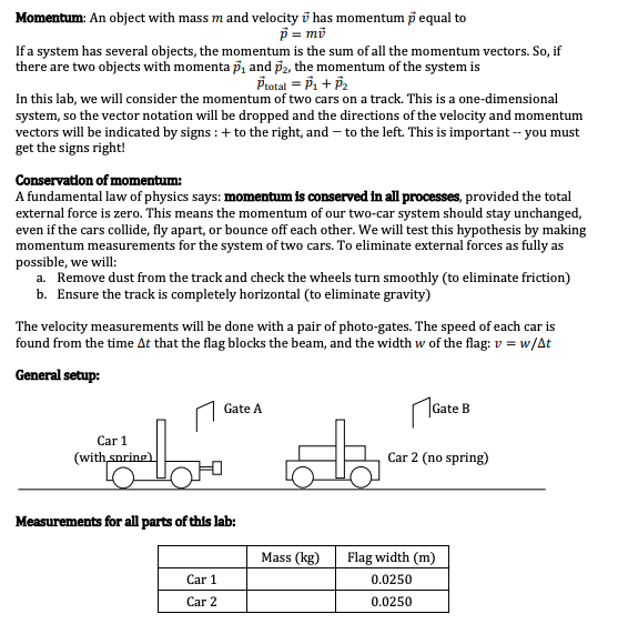 Solved Momentum: An object with mass m and velocity i has | Chegg.com