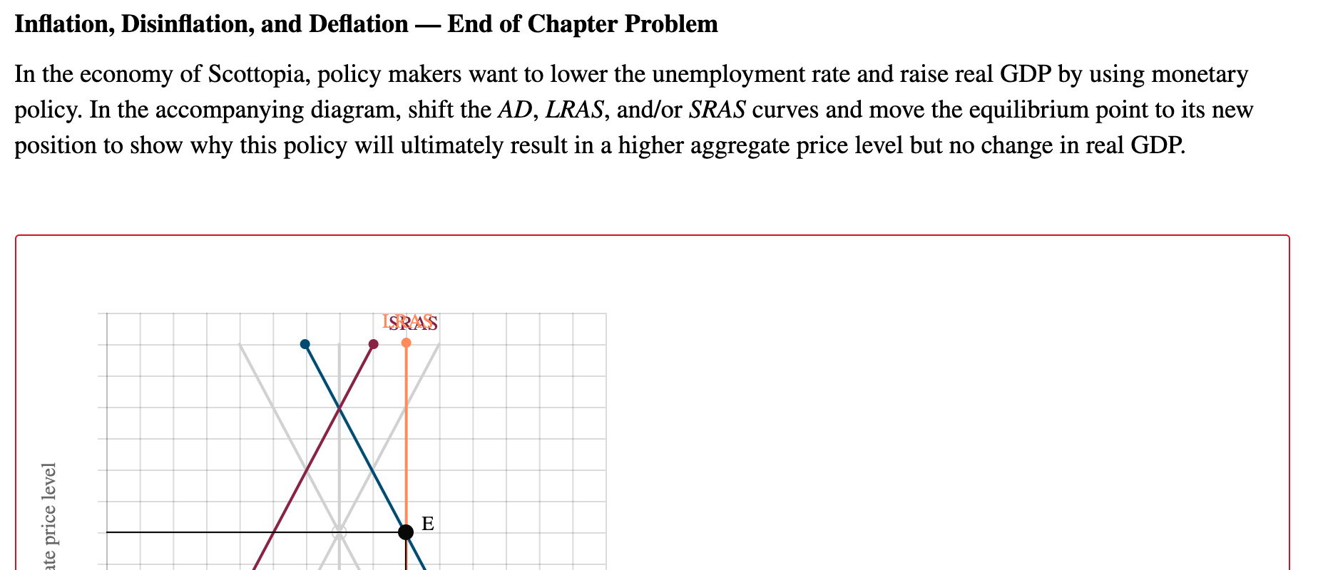 Solved Inflation, Disinflation, and Deflation End of Chapter | Chegg.com