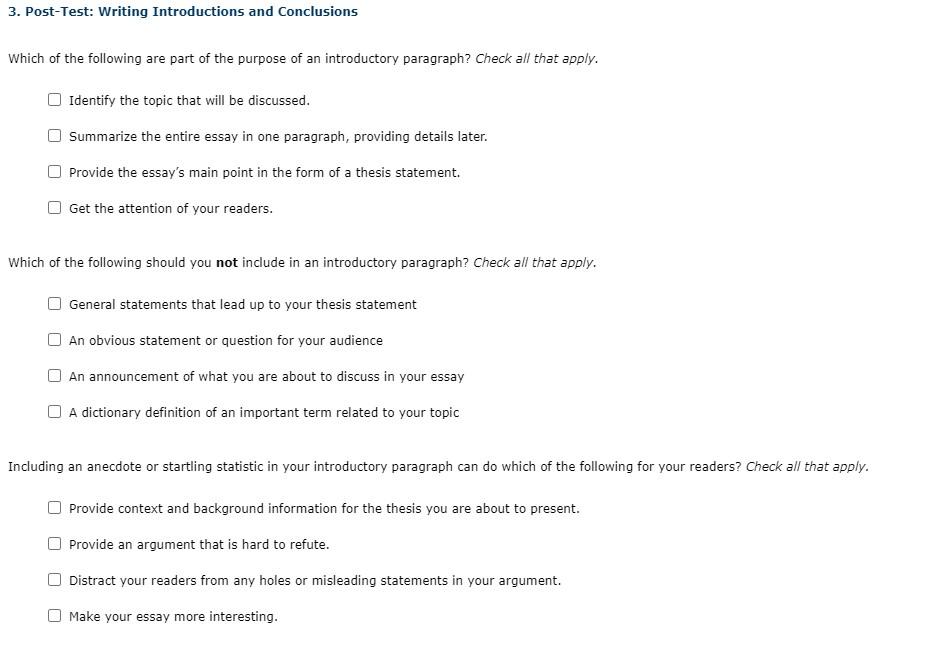 solved-3-post-test-writing-introductions-and-conclusions-chegg