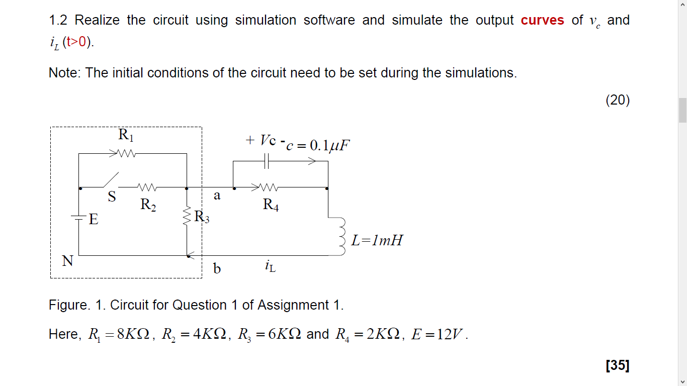 Solved and 1.2 Realize the circuit using simulation software | Chegg.com