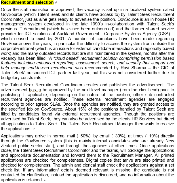 Recruitment and selection Once the staff requisition | Chegg.com