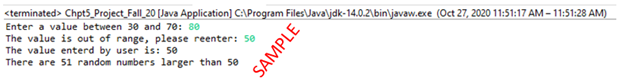 Solved Write a Java program that generates 100 random | Chegg.com