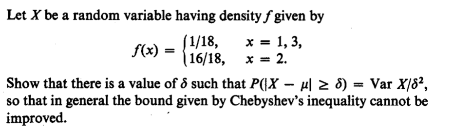 Solved Let X be a random variable having density f given by | Chegg.com