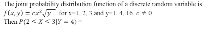 Solved The joint probability distribution function of a | Chegg.com