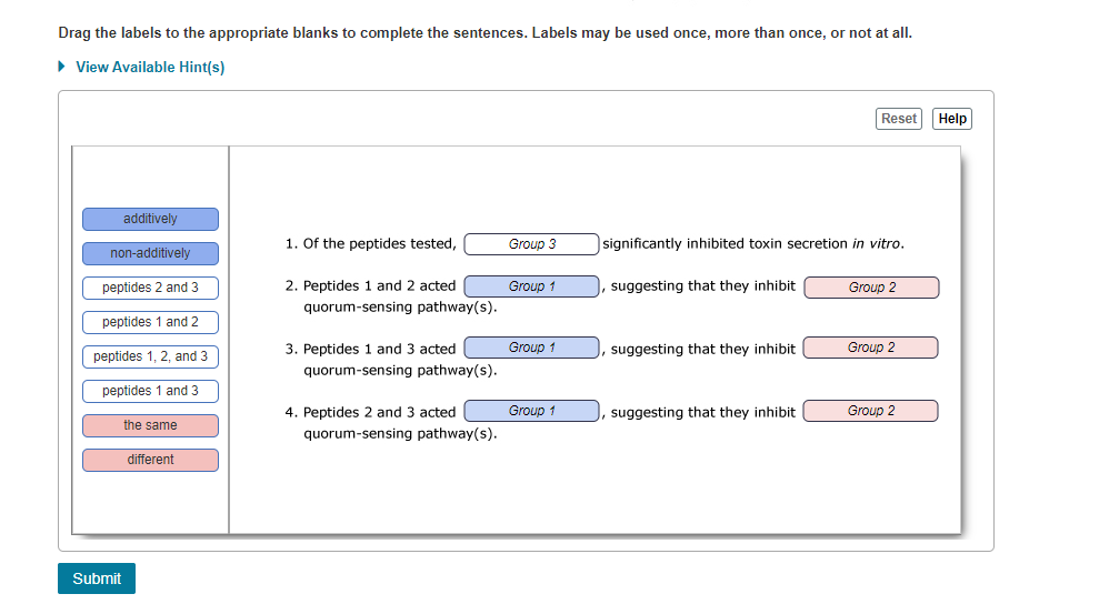 Solved Part C Is it possible to block quorumsensing