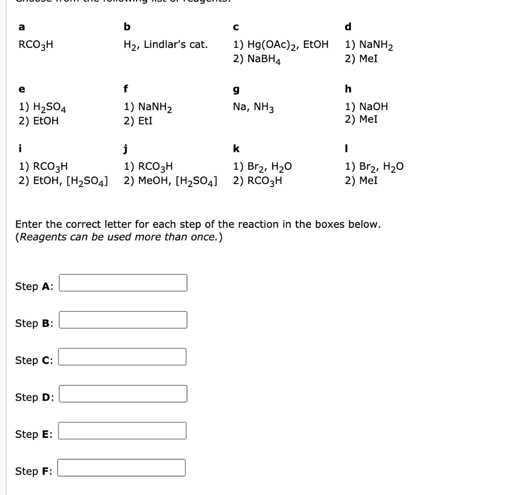 Solved Practice Problem 13.34 Identify the reagents | Chegg.com