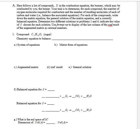 Solved A. Here follows a list of compounds, X in the | Chegg.com