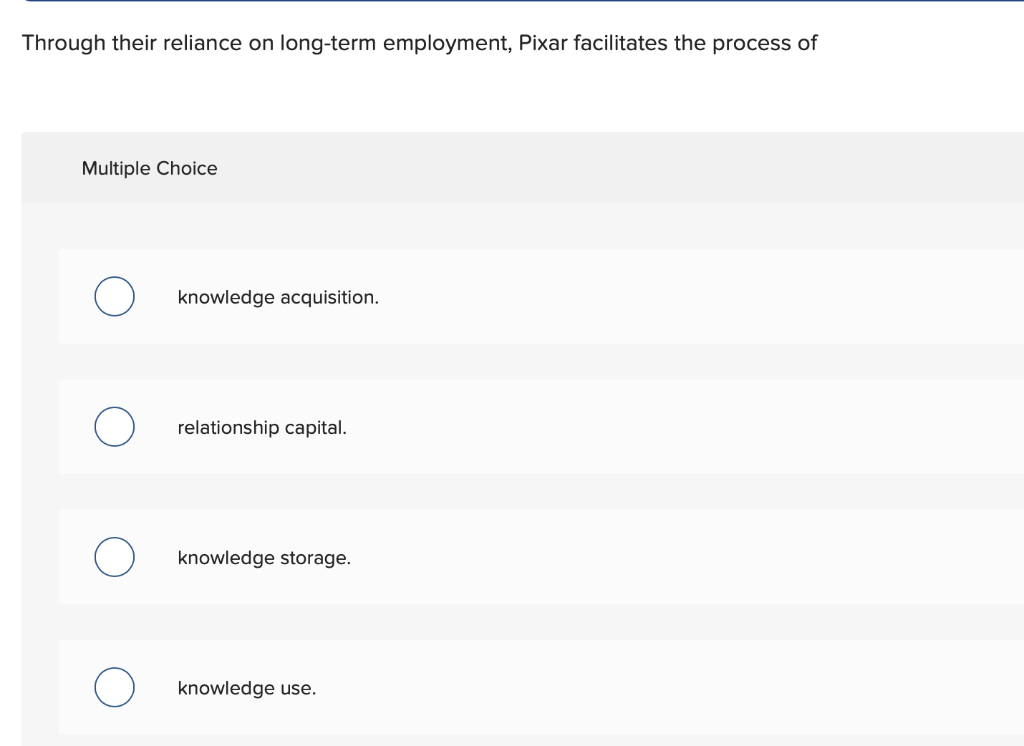 Solved Pixar Is A World Famous Animation Studio That Has Chegg