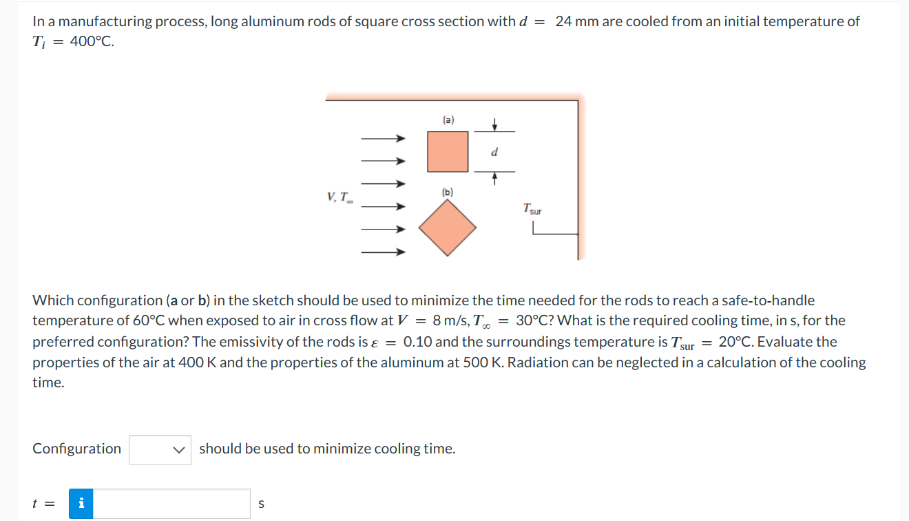 [Solved] In a manufacturing process, long aluminum rods o