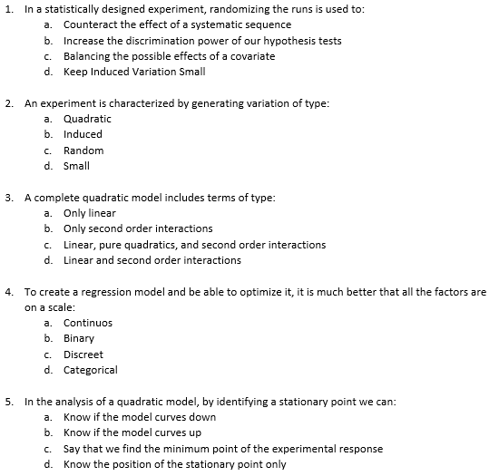 designed experiment in statistics